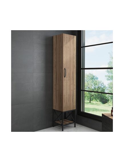 Купить COMFORTY. Шкаф-колонна "Бредфорд-40" дуб темный (00004148004) по цене 30690 руб., в Санкт-Петебруге в интернет магазине 100-Систем, а также дургие товары COMFORTY из раздела Пеналы и Пеналы, комоды, шкафы