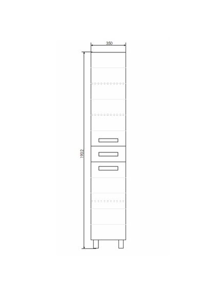 Купить COMFORTY. Шкаф-колонна "Модена М-35" белая матовая (00-00001645) по цене 24420 руб., в Санкт-Петебруге в интернет магазине 100-Систем, а также дургие товары COMFORTY из раздела Пеналы и Пеналы, комоды, шкафы