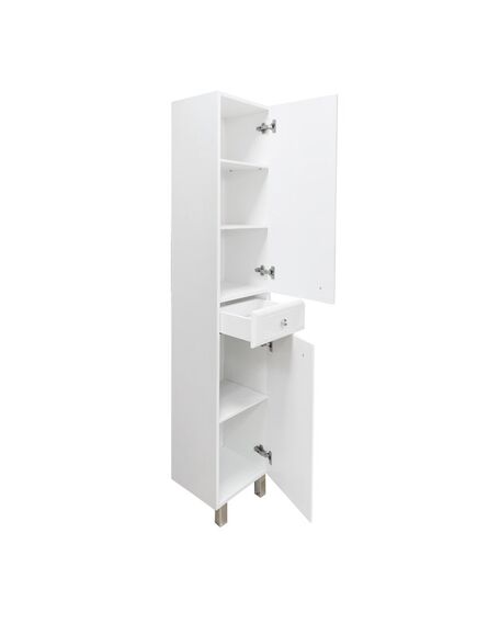 Купить COMFORTY. Шкаф-колонна "Сочи-35" белый глянец (00004136987) по цене 25410 руб., в Санкт-Петебруге в интернет магазине 100-Систем, а также дургие товары COMFORTY из раздела Пеналы и Пеналы, комоды, шкафы