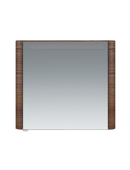 Купить M30MCR0801NF Sensation, зеркало, зеркальный шкаф, правый, 80 см, с подсветкой, орех, текстурированна (m30mcr0801nf) по цене 402490 руб., в Санкт-Петебруге в интернет магазине 100-Систем, а также дургие товары AM.PM из раздела Зеркальные шкафы для ванной и Мебель для ванной комнаты
