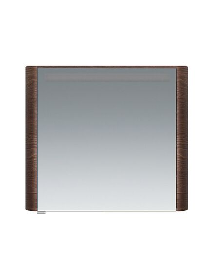 Купить M30MCR0801TF Sensation, зеркало, зеркальный шкаф, правый, 80 см, с подсветкой, табачный дуб, текстур (m30mcr0801tf) по цене 402490 руб., в Санкт-Петебруге в интернет магазине 100-Систем, а также дургие товары AM.PM из раздела Зеркальные шкафы для ванной и Мебель для ванной комнаты
