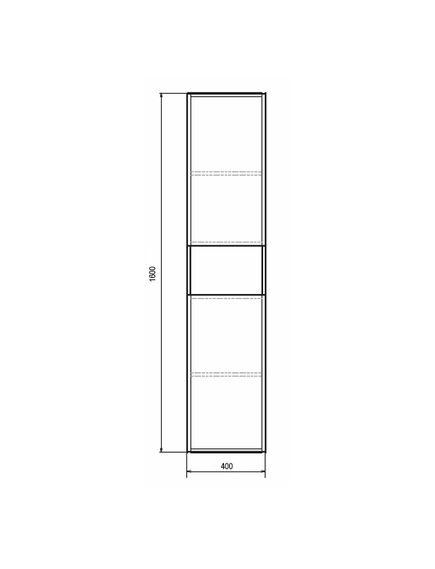 Купить COMFORTY. Шкаф-колонна "Бордо-40" дуб темно-коричневый (00-00007266) по цене 19910 руб., в Санкт-Петебруге в интернет магазине 100-Систем, а также дургие товары COMFORTY из раздела Пеналы и Пеналы, комоды, шкафы