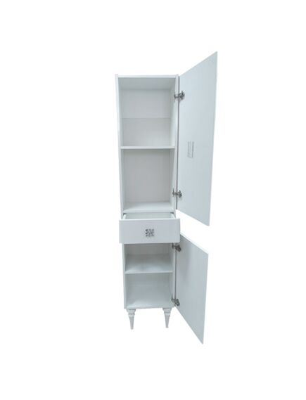 Купить COMFORTY. Шкаф-колонна "Монако-40" правая белый глянец (00003129168) по цене 33550 руб., в Санкт-Петебруге в интернет магазине 100-Систем, а также дургие товары COMFORTY из раздела Пеналы и Пеналы, комоды, шкафы
