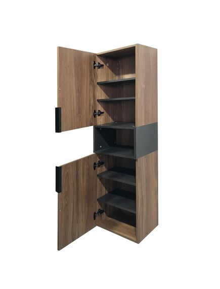 Купить COMFORTY. Шкаф-колонна  "Штутгарт-40" дуб тёмно-коричневый (00004151544) по цене 22880 руб., в Санкт-Петебруге в интернет магазине 100-Систем, а также дургие товары COMFORTY из раздела Пеналы и Пеналы, комоды, шкафы