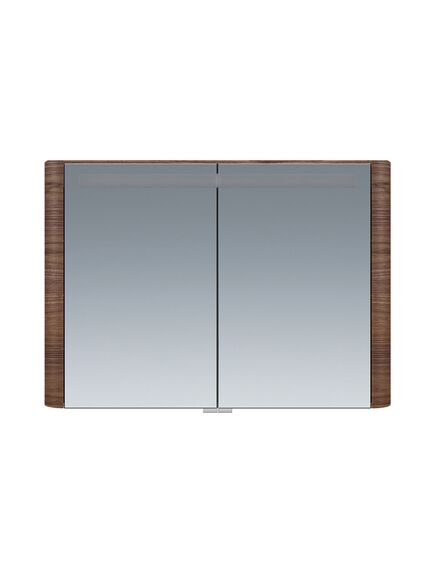 Купить M30MCX1001NF Sensation, зеркало, зеркальный шкаф, 100 см, с подсветкой, орех, текстурированная, шт (m30mcx1001nf) по цене 431590 руб., в Санкт-Петебруге в интернет магазине 100-Систем, а также дургие товары AM.PM из раздела Зеркальные шкафы для ванной и Мебель для ванной комнаты