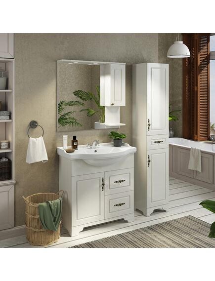 Купить COMFORTY. Шкаф-колонна "Севилья-35" слоновая кость (00004137101) по цене 37290 руб., в Санкт-Петебруге в интернет магазине 100-Систем, а также дургие товары COMFORTY из раздела Пеналы и Пеналы, комоды, шкафы