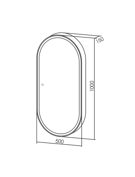 Купить Зеркало-шкаф Azario Soho 50х15х100 (led-00002515) по цене 17850 руб., в Санкт-Петебруге в интернет магазине 100-Систем, а также дургие товары Azario из раздела Зеркальные шкафы для ванной и Мебель для ванной комнаты
