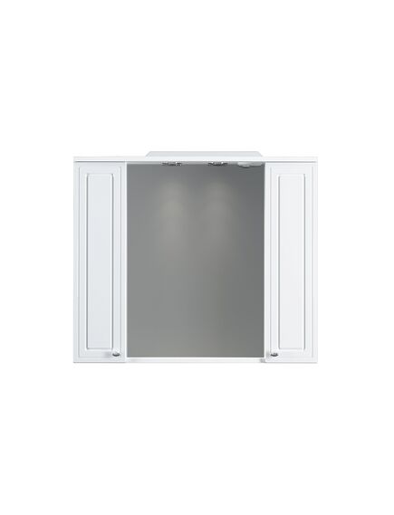 Купить M41MPX0851WG Palace One, зеркало, частично зеркальный шкаф, 85 см, с подсветкой, белый, глянец (m41mpx0851wg) по цене 24190 руб., в Санкт-Петебруге в интернет магазине 100-Систем, а также дургие товары RedBlu by Damixa из раздела Зеркальные шкафы для ванной и Мебель для ванной комнаты