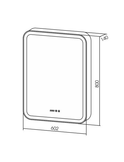 Купить Зеркало-шкаф Azario Фиджи 60х15х75 (led-00002363) по цене 20553 руб., в Санкт-Петебруге в интернет магазине 100-Систем, а также дургие товары Azario из раздела Зеркальные шкафы для ванной и Мебель для ванной комнаты