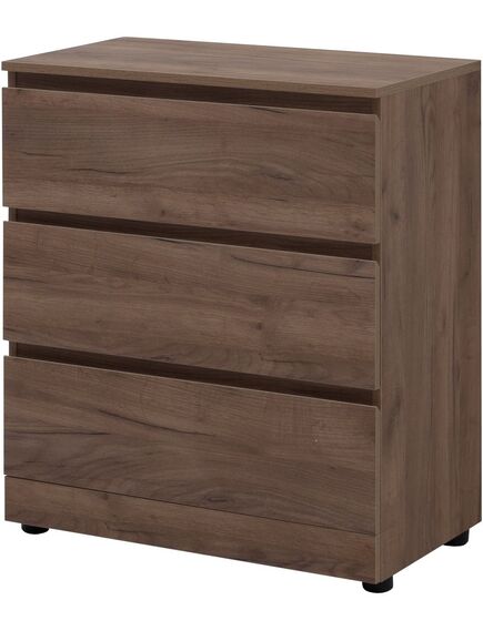 Купить Комод Aquanet Сканди 700x400 Дуб крафт (3 ящика) (00302550) по цене 10349 руб., в Санкт-Петебруге в интернет магазине 100-Систем, а также дургие товары AQUANET из раздела Комоды и Пеналы, комоды, шкафы