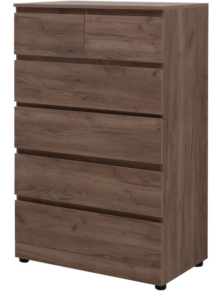 Купить Комод Aquanet Сканди 800x480 Дуб крафт (6 ящиков) (00302546) по цене 21850 руб., в Санкт-Петебруге в интернет магазине 100-Систем, а также дургие товары AQUANET из раздела Комоды и Пеналы, комоды, шкафы