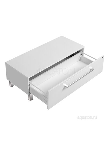 Купить Комод AQUATON Мадрид 100 М с ящиком белый 1A127903MA010 (1a127903ma010) по цене 23474 руб., в Санкт-Петебруге в интернет магазине 100-Систем, а также дургие товары AQUATON из раздела Комоды и Пеналы, комоды, шкафы