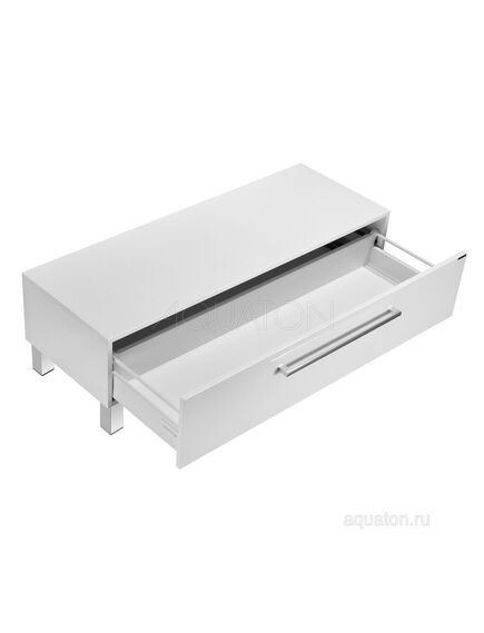 Купить Комод AQUATON Мадрид 120 М с ящиком белый 1A168803MA010 (1a168803ma010) по цене 23680 руб., в Санкт-Петебруге в интернет магазине 100-Систем, а также дургие товары AQUATON из раздела Комоды и Пеналы, комоды, шкафы