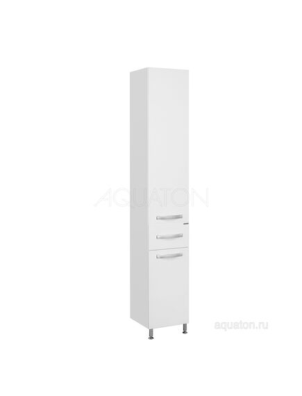 Купить Шкаф - колонна AQUATON Ария Н белый 1A124303AA010 (1a124303aa010) по цене 23791.5 руб., в Санкт-Петебруге в интернет магазине 100-Систем, а также дургие товары AQUATON из раздела Пеналы и Пеналы, комоды, шкафы