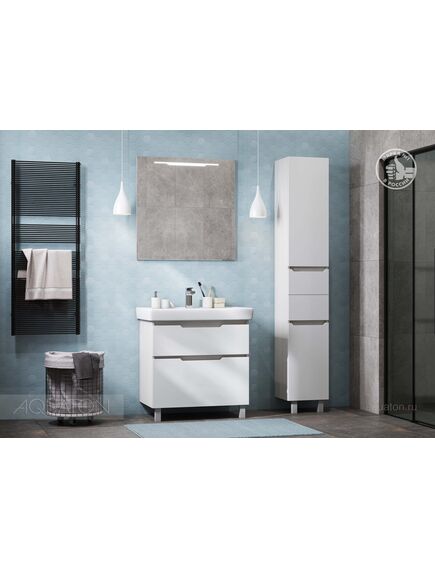 Купить Шкаф - колонна AQUATON Дакота белый, выбеленное дерево 1A203203DAAY0 (1a203203daay0) по цене 24386.5 руб., в Санкт-Петебруге в интернет магазине 100-Систем, а также дургие товары AQUATON из раздела Пеналы и Пеналы, комоды, шкафы