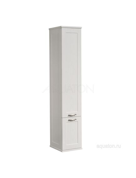 Купить Шкаф - колонна AQUATON Леон дуб белый 1A186503LBPS0 (1a186503lbps0) по цене 30580.7 руб., в Санкт-Петебруге в интернет магазине 100-Систем, а также дургие товары AQUATON из раздела Пеналы и Пеналы, комоды, шкафы