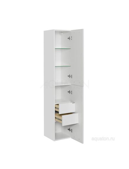 Купить Шкаф - колонна AQUATON Мадрид М белый 1A129603MA010 (1a129603ma010) по цене 28520.7 руб., в Санкт-Петебруге в интернет магазине 100-Систем, а также дургие товары AQUATON из раздела Пеналы и Пеналы, комоды, шкафы
