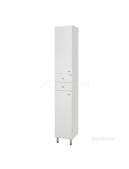 Купить Шкаф - колонна AQUATON Минима М левая белый 1A132203MN01L (1a132203mn01l) по цене 18838.7 руб., в Санкт-Петебруге в интернет магазине 100-Систем, а также дургие товары AQUATON из раздела Пеналы и Пеналы, комоды, шкафы