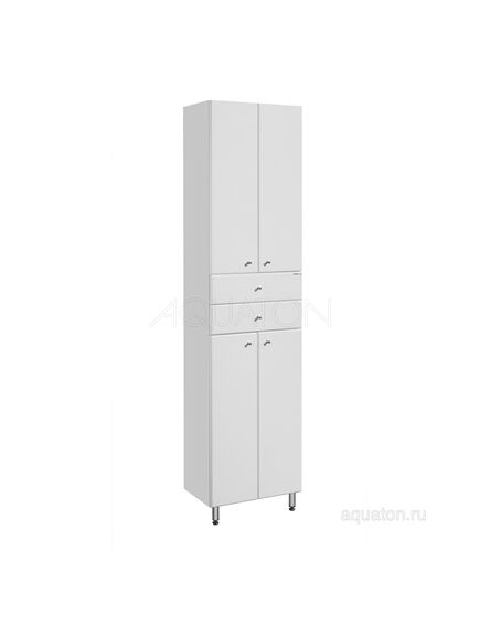 Купить Шкаф - колонна AQUATON Симпл двустворчатая белый 1A122303SL010 (1a122303sl010) по цене 26666.7 руб., в Санкт-Петебруге в интернет магазине 100-Систем, а также дургие товары AQUATON из раздела Пеналы и Пеналы, комоды, шкафы