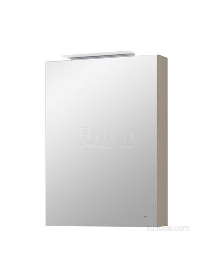 Купить Зеркальный шкаф Roca Oleta 50 левый, капучино матовый, A857643515 (a857643515) по цене 15681.77 руб., в Санкт-Петебруге в интернет магазине 100-Систем, а также дургие товары ROCA из раздела Зеркальные шкафы для ванной и Мебель для ванной комнаты