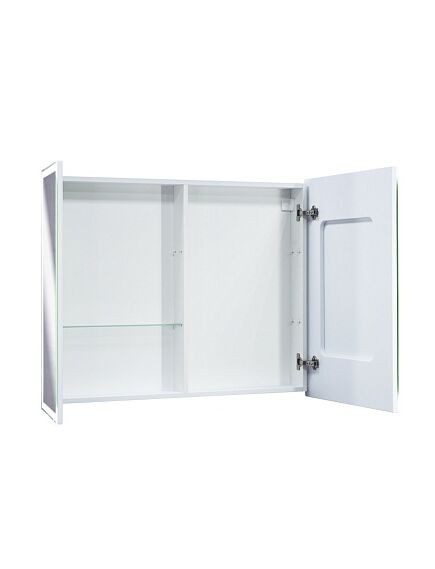 Купить Зеркало-шкаф Континент ALLURE 1000х800 белый  (мвк044) по цене 27620 руб., в Санкт-Петебруге в интернет магазине 100-Систем, а также дургие товары Континент из раздела Зеркальные шкафы для ванной и Мебель для ванной комнаты