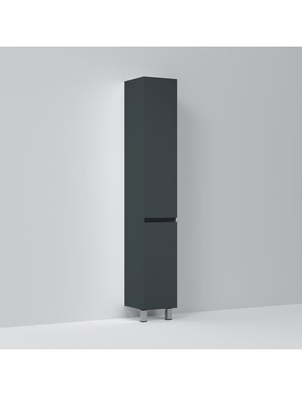 Купить M91CSR0306GM GEM S, шкаф-колонна, напольный, правый, 30 см, графит матовый (m91csr0306gm) по цене 23890 руб., в Санкт-Петебруге в интернет магазине 100-Систем, а также дургие товары AM.PM из раздела Пеналы и Пеналы, комоды, шкафы
