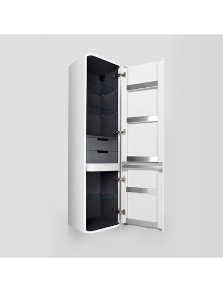 Купить M30CHR0406WG Sensation, Шкаф-колонна, подвесной, правый, 40 см, двери, белый, глянцевая, шт (m30chr0406wg) по цене 398690 руб., в Санкт-Петебруге в интернет магазине 100-Систем, а также дургие товары AM.PM из раздела Пеналы и Пеналы, комоды, шкафы