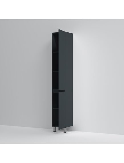 Купить M91CSR0306GM GEM S, шкаф-колонна, напольный, правый, 30 см, графит матовый (m91csr0306gm) по цене 23890 руб., в Санкт-Петебруге в интернет магазине 100-Систем, а также дургие товары AM.PM из раздела Пеналы и Пеналы, комоды, шкафы