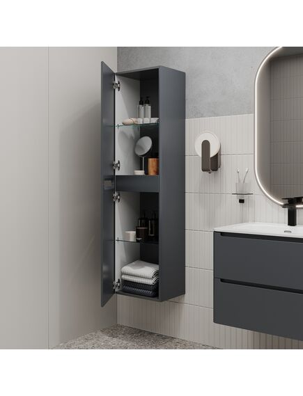 Купить Пенал подвесной, 40 см, темно-серый, Edifice, IDDIS, EDI40D0i97 (edi40d0i97) по цене 48700 руб., в Санкт-Петебруге в интернет магазине 100-Систем, а также дургие товары IDDIS из раздела Пеналы и Пеналы, комоды, шкафы