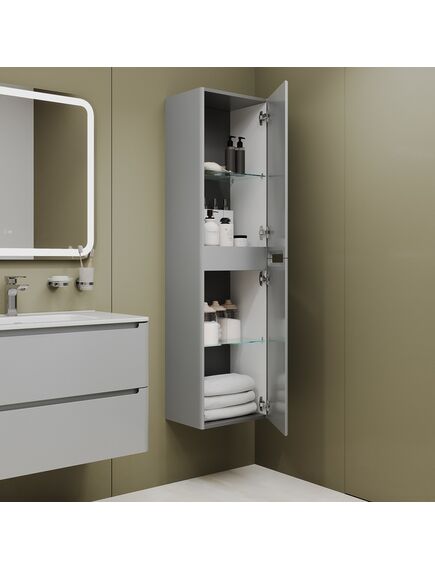 Купить Пенал подвесной, 40 см, светло-серый, Edifice, IDDIS, EDI40L0i97 (edi40l0i97) по цене 54790 руб., в Санкт-Петебруге в интернет магазине 100-Систем, а также дургие товары IDDIS из раздела Пеналы и Пеналы, комоды, шкафы