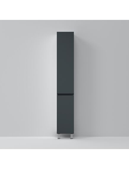 Купить M91CSR0306GM GEM S, шкаф-колонна, напольный, правый, 30 см, графит матовый (m91csr0306gm) по цене 23890 руб., в Санкт-Петебруге в интернет магазине 100-Систем, а также дургие товары AM.PM из раздела Пеналы и Пеналы, комоды, шкафы