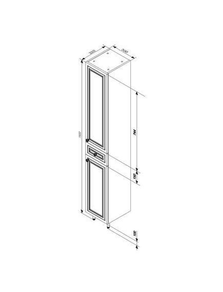 Купить M41CSR0303WG Palace One, шкаф-колонна на ножках, универсальный, 30 см, белый, глянец, шт (m41csr0303wg) по цене 33490 руб., в Санкт-Петебруге в интернет магазине 100-Систем, а также дургие товары RedBlu by Damixa из раздела Пеналы и Пеналы, комоды, шкафы