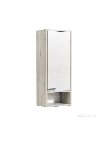 Купить Шкаф - колонна AQUATON Флай 1-створчатый белый, дуб крафт правый 1A237903FAX1R (1a237903fax1r) по цене 5601.5 руб., в Санкт-Петебруге в интернет магазине 100-Систем, а также дургие товары AQUATON из раздела Шкафы и Пеналы, комоды, шкафы