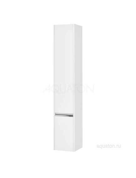 Купить Шкаф - колонна AQUATON Капри левый белый глянец 1A230503KP01L (1a230503kp01l) по цене 17087.7 руб., в Санкт-Петебруге в интернет магазине 100-Систем, а также дургие товары AQUATON из раздела Пеналы и Пеналы, комоды, шкафы