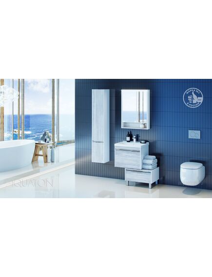 Купить Шкаф - колонна AQUATON Капри правый бетон пайн 1A230503KPDAR (1a230503kpdar) по цене 16984.7 руб., в Санкт-Петебруге в интернет магазине 100-Систем, а также дургие товары AQUATON из раздела Пеналы и Пеналы, комоды, шкафы