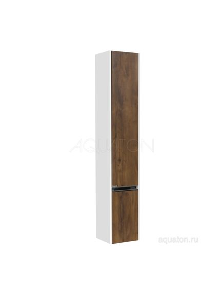 Купить Шкаф - колонна AQUATON Капри правый таксония темная 1A230503KPDBR (1a230503kpdbr) по цене 16984.7 руб., в Санкт-Петебруге в интернет магазине 100-Систем, а также дургие товары AQUATON из раздела Пеналы и Пеналы, комоды, шкафы