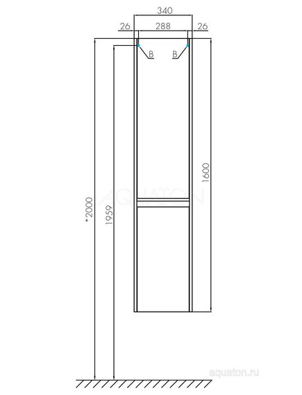 Купить Шкаф - колонна AQUATON Лондри белый 1A236203LH010 (1a236203lh010) по цене 11542.5 руб., в Санкт-Петебруге в интернет магазине 100-Систем, а также дургие товары AQUATON из раздела Пеналы и Пеналы, комоды, шкафы