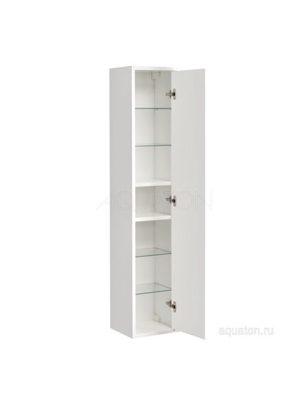 Купить Шкаф - колонна AQUATON Римини белый глянец 1A232703RN010 NEW (1a232703rn010) по цене 32206.5 руб., в Санкт-Петебруге в интернет магазине 100-Систем, а также дургие товары AQUATON из раздела Пеналы и Пеналы, комоды, шкафы