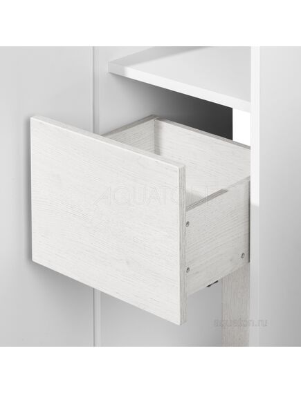 Купить Шкаф - колонна AQUATON Сакура левая ольха наварра, белый глянец 1A219903SKW8L (1a219903skw8l) по цене 23679.7 руб., в Санкт-Петебруге в интернет магазине 100-Систем, а также дургие товары AQUATON из раздела Пеналы и Пеналы, комоды, шкафы