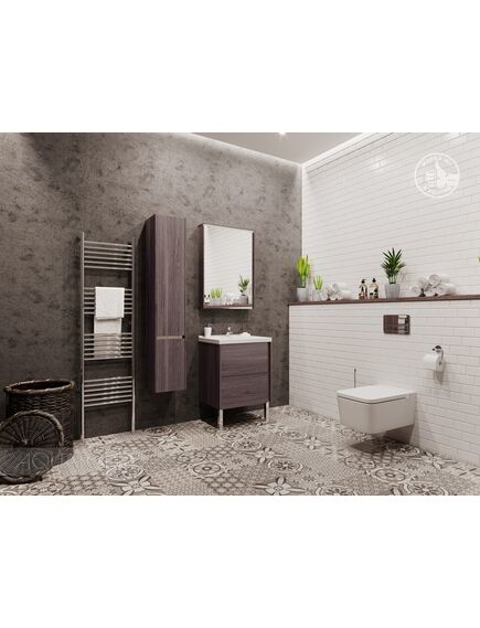 Купить Шкаф - колонна AQUATON Стоун грецкий орех 1A228403SXC80 (1a228403sxc80) по цене 10598.7 руб., в Санкт-Петебруге в интернет магазине 100-Систем, а также дургие товары AQUATON из раздела Пеналы и Пеналы, комоды, шкафы