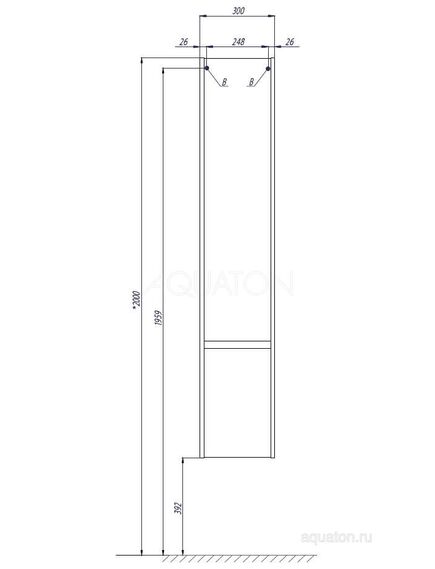 Купить Шкаф - колонна AQUATON Стоун сосна арлингтон 1A228403SX850 (1a228403sx850) по цене 10351.5 руб., в Санкт-Петебруге в интернет магазине 100-Систем, а также дургие товары AQUATON из раздела Пеналы и Пеналы, комоды, шкафы