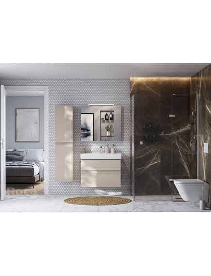 Купить Шкаф - колонна Roca Oleta капучино матовый A857650515 (a857650515) по цене 17527.77 руб., в Санкт-Петебруге в интернет магазине 100-Систем, а также дургие товары ROCA из раздела Пеналы и Пеналы, комоды, шкафы