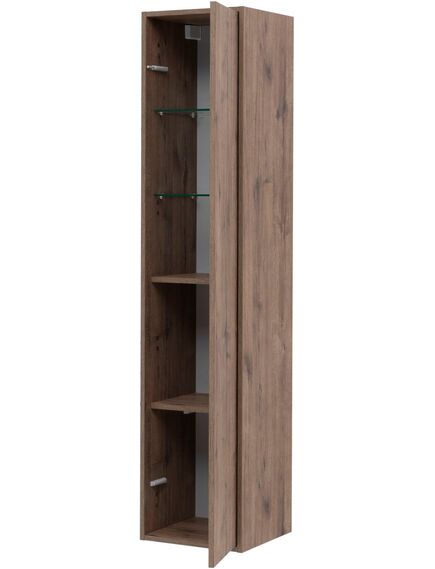 Купить Шкаф-пенал Aquanet Lino (Flat) 35 дуб веллингтон (295038) по цене 26714 руб., в Санкт-Петебруге в интернет магазине 100-Систем, а также дургие товары AQUANET из раздела Пеналы и Пеналы, комоды, шкафы