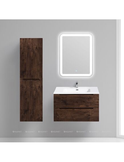 Купить Шкаф-пенал BelBagno ETNA-1500-2A-SC-RW-P-L rovere moro (etna-1500-2a-sc-rw-p-l) по цене 27700 руб., в Санкт-Петебруге в интернет магазине 100-Систем, а также дургие товары BelBagno из раздела Пеналы и Пеналы, комоды, шкафы