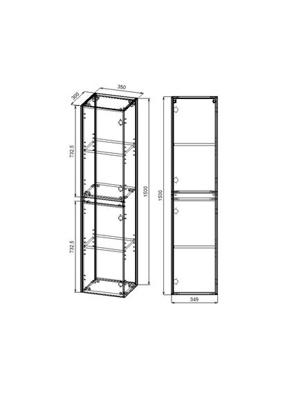 Купить Шкаф Chiara/Luka VSC-2CL150NO подвесной, 1500*350*300, N.Oak, , шт (vsc-2cl150no) по цене 18829 руб., в Санкт-Петебруге в интернет магазине 100-Систем, а также дургие товары Vincea из раздела Пеналы и Пеналы, комоды, шкафы