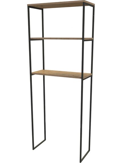 Купить 1MARKA Шкаф Grunge Loft над стир. машиной 170*65 Дуб вотан (ц0000005440) по цене 7753 руб., в Санкт-Петебруге в интернет магазине 100-Систем, а также дургие товары 1MARKA из раздела Деревянные полки и Полки для ванной комнаты