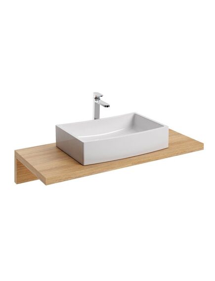 Купить Столешница Ravak L 120 дуб (x000000835) по цене 95150 руб., в Санкт-Петебруге в интернет магазине 100-Систем, а также дургие товары RAVAK из раздела Столешницы и Мебель для ванной комнаты