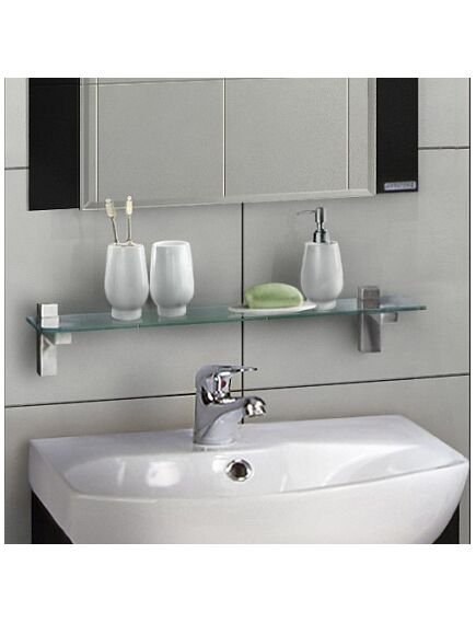 Купить Полка Aquaton Ария 80 стеклянная 1A144603AA010 (1a144603aa010) по цене 1691.5 руб., в Санкт-Петебруге в интернет магазине 100-Систем, а также дургие товары AQUATON из раздела Стеклянные полки и Полки для ванной комнаты
