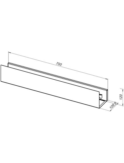 Купить Полка Aquanet Магнум 70x12 белая матовая, с крючками (302233) по цене 6476 руб., в Санкт-Петебруге в интернет магазине 100-Систем, а также дургие товары AQUANET из раздела Деревянные полки и Полки для ванной комнаты
