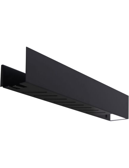 Купить Полка Aquanet Магнум 70x12 черная матовая, с крючками (302221) по цене 6476 руб., в Санкт-Петебруге в интернет магазине 100-Систем, а также дургие товары AQUANET из раздела Деревянные полки и Полки для ванной комнаты